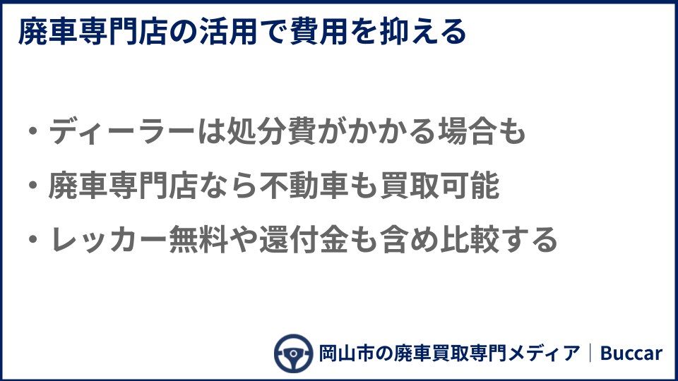 依頼先を選ぶ際のポイントについての説明画像