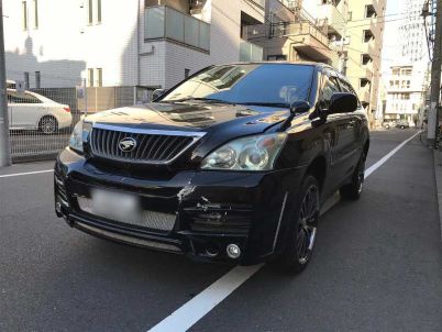 2007年式、ラジエター破損のトヨタ ハリアーの買取事例